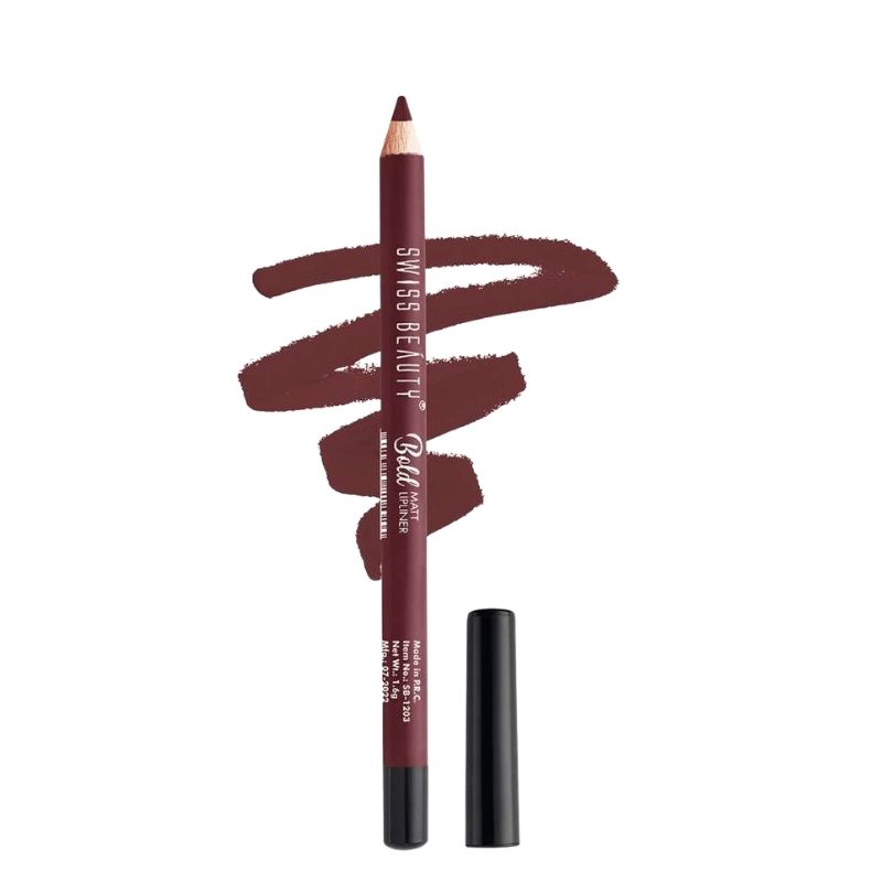 Swiss Beauty Bold Matt Lip Liner MAROON -02 Swiss Beauty Bold Matt Lip Liner MAROON -02