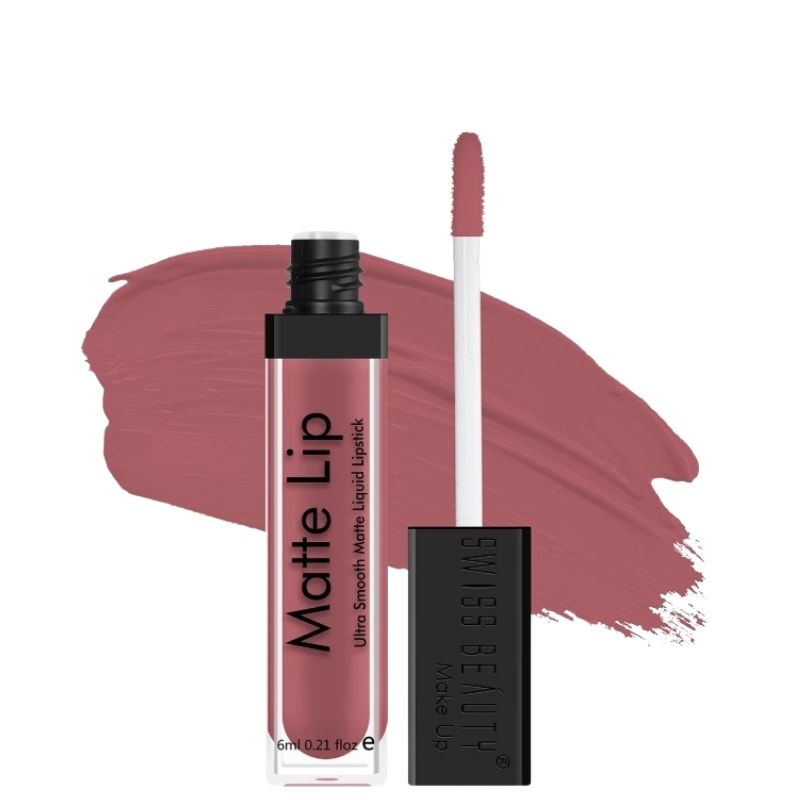 Swiss Beauty Matte Lip Liquid Lipstick- 22 Swiss Beauty Matte Lip Liquid Lipstick- 22