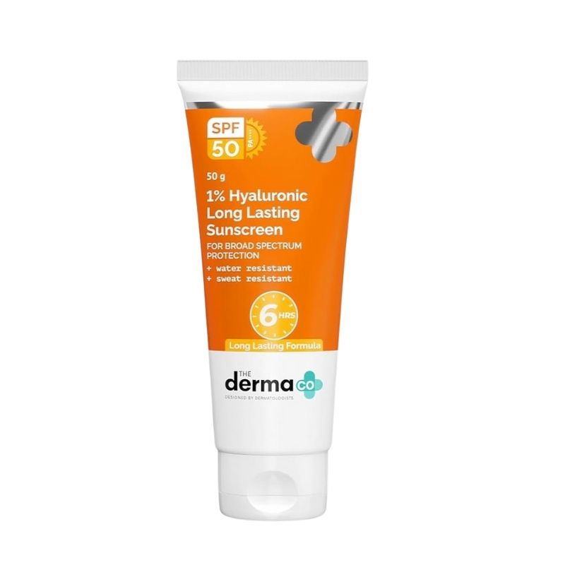 The Derma CO 1% Hyaluronic Long Lasting Sunscreen 50g The Derma CO 1% Hyaluronic Long Lasting Sunscreen 50g