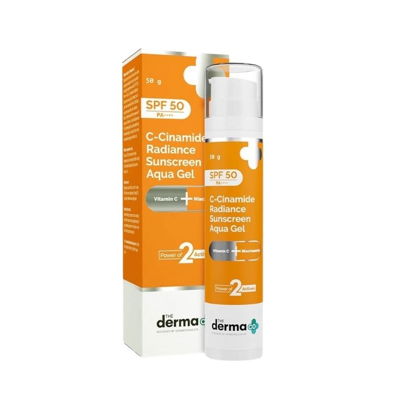 The Derma CO C-Cinamide Radiance Sunscreen Aqua Gel 50g The Derma CO C-Cinamide Radiance Sunscreen Aqua Gel 50g