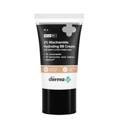 The Derma Co 2% Niacinamide Hydrating BB Cream Nude 30g
