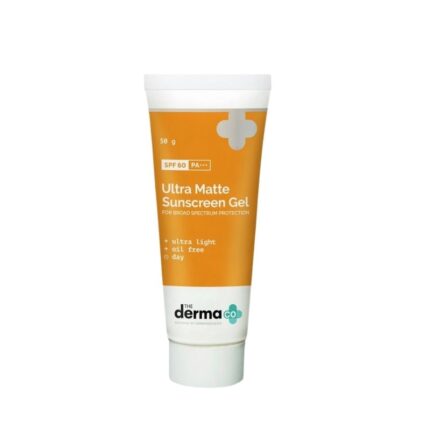 The Derma Co Ultra Matte Sunscreen Gel SPF 60 P+++ 50g