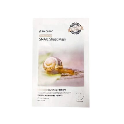 3W Clinic Essential Up Snail Sheet Mask - 25ml