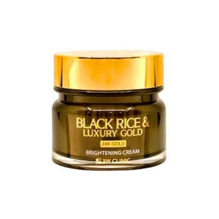 3w Clinic Black & Luxury Gold Brightening Cream - 100gm