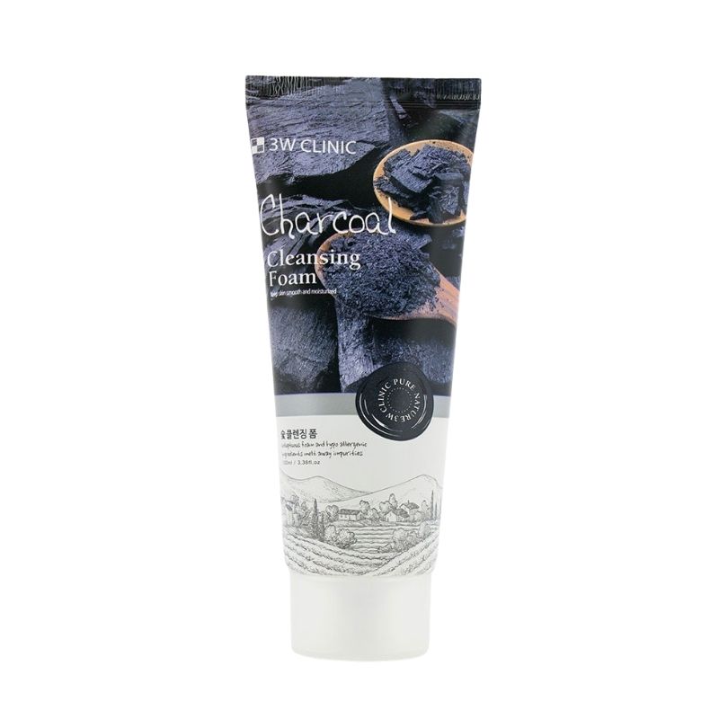3w Clinic Charcoal Cleansing Foam - 100ml 3w Clinic Charcoal Cleansing Foam - 100ml