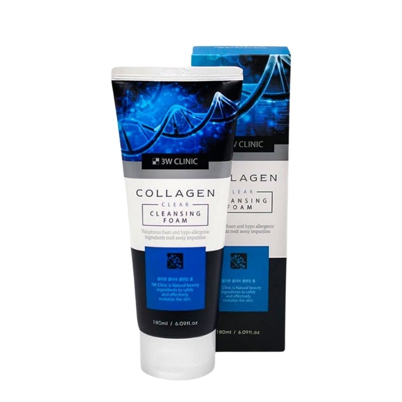 3w Clinic Collagen Clear Cleansing Foam - 180ml 3w Clinic Collagen Clear Cleansing Foam - 180ml