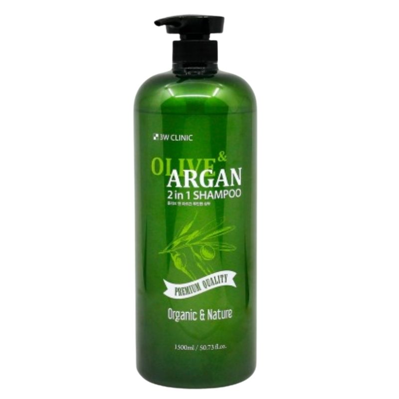 3w clinic olive and argan 2 IN 1 shampoo - 1500ml 3w clinic olive and argan 2 IN 1 shampoo - 1500ml