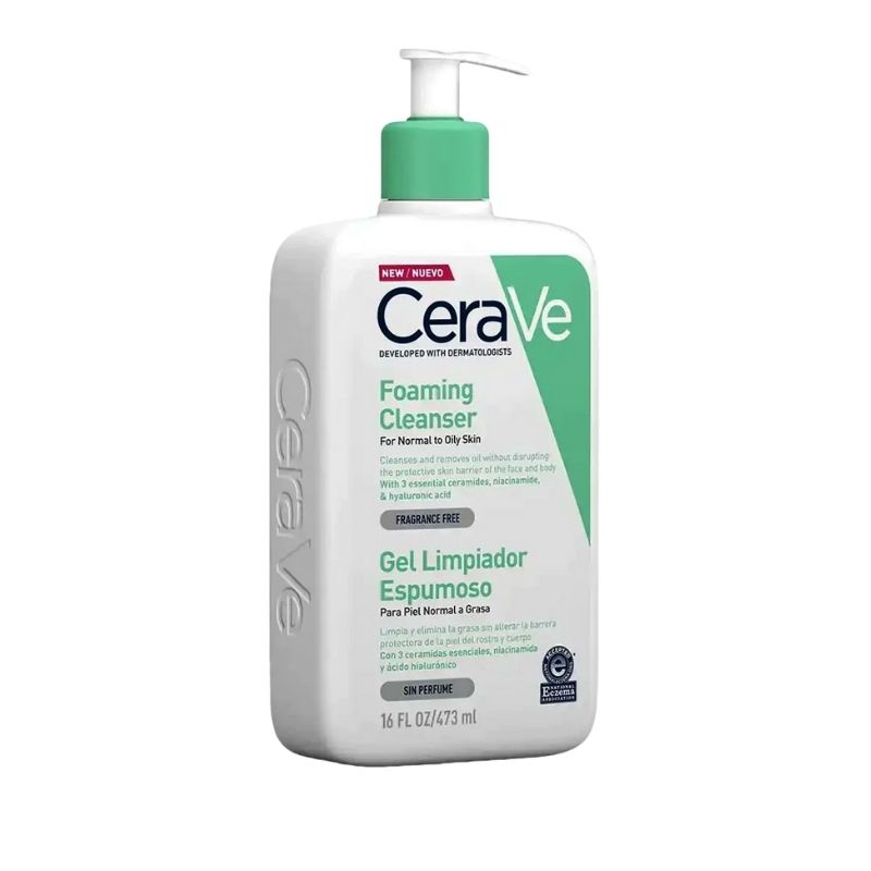 Cerave Foaming Cleanser (Normal To Oily) - 473ml Cerave Foaming Cleanser (Normal To Oily) - 473ml
