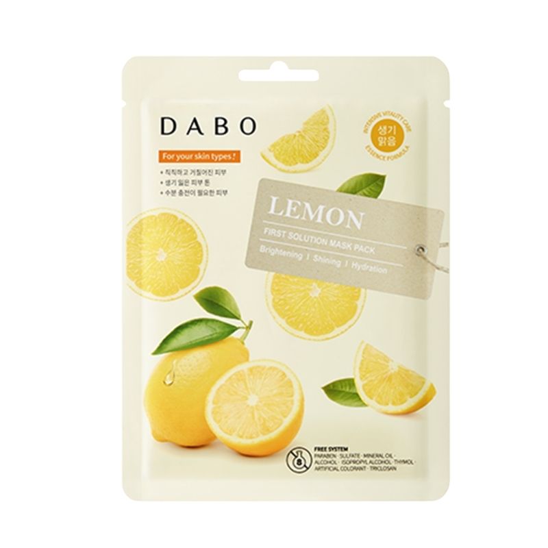 Dabo Lemon First Solution Mask Pack - 23g Dabo Lemon First Solution Mask Pack - 23g