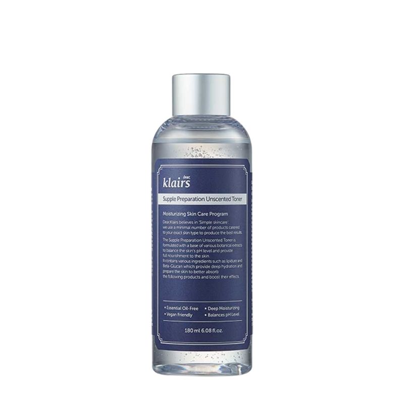 Dear Klairs Supple Preparation Unscented Toner - 180ml Dear Klairs Supple Preparation Unscented Toner - 180ml