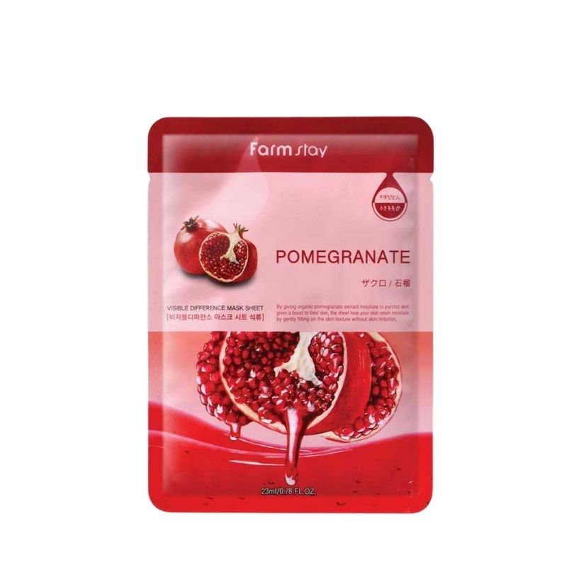 Farm Stay Visible Difference Mask Sheet (Pomegranate) - 23ml Farm Stay Visible Difference Mask Sheet (Pomegranate) - 23ml