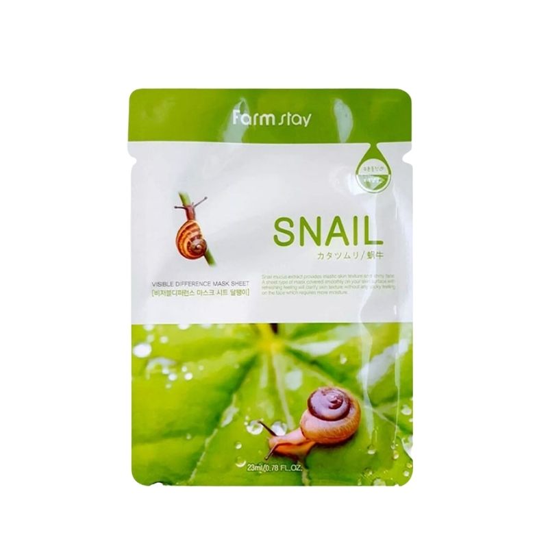 Farmstay Visible Difference Mask Sheet (Snail) - 23ml Farmstay Visible Difference Mask Sheet (Snail) - 23ml