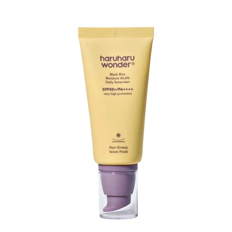 HaruHaru Wonder Black Rice Moisture Airyfit Daily Sunscreen Spf50+ Pa++++ - 50ml HaruHaru Wonder Black Rice Moisture Airyfit Daily Sunscreen Spf50+ Pa++++ - 50ml