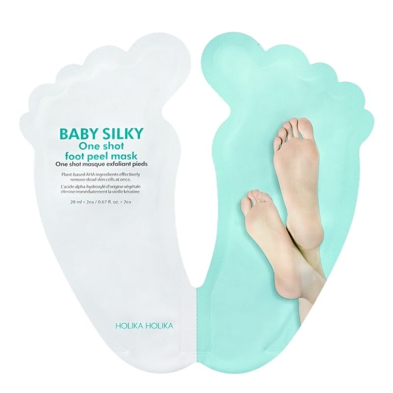 Holika Holika Baby Silky One Shot Foot Peel Mask - 20ml (2ea) Holika Holika Baby Silky One Shot Foot Peel Mask - 20ml (2ea)