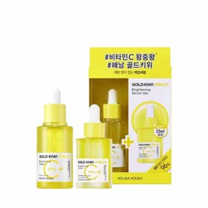 Holika Holika Gold Kiwi Vita C+ Brightening Serum Set – 45ml_23ml