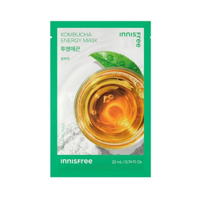 Innisfree It's Real Squeeze Mask Sheet Kombucha - 22ml Innisfree It's Real Squeeze Mask Sheet Kombucha - 22ml