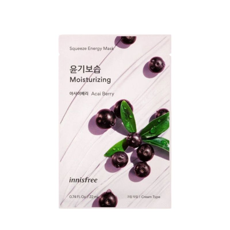 Innisfree My real squeeze mask (Acai Berry) - 22ml Innisfree My real squeeze mask (Acai Berry) - 22ml
