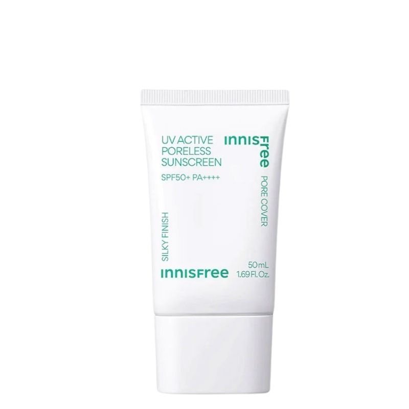 Innisfree UV Active Poreless Sunscreen SPF50+ PA++++ - 50ml Innisfree UV Active Poreless Sunscreen SPF50+ PA++++ - 50ml