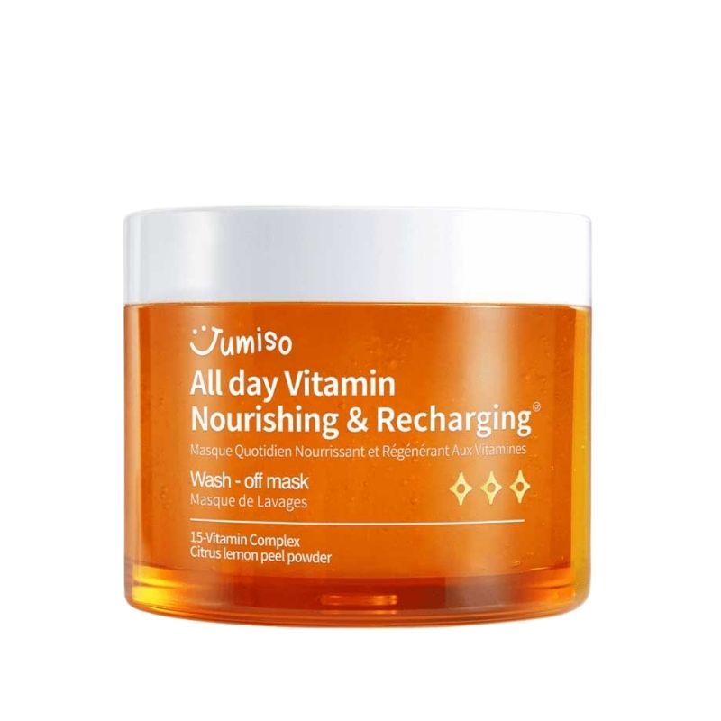 Jumiso All Day Vitamin Nourishing & Recharging Wash Off Mask 100ml Jumiso All Day Vitamin Nourishing & Recharging Wash Off Mask 100ml
