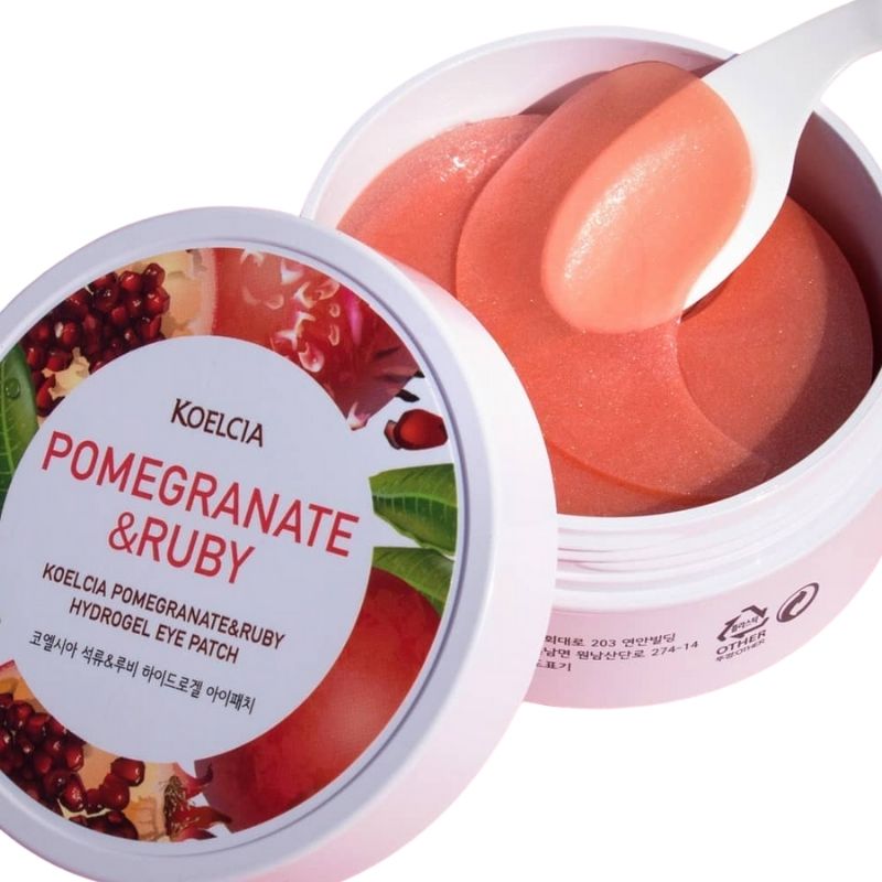Koelcia Pomegranate and Ruby Hydrogel Eye Patch - 90g Koelcia Pomegranate and Ruby Hydrogel Eye Patch - 90g