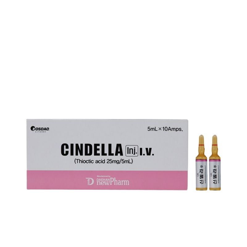 Kosdaq Skin Whitening Cindella Injection Iv - 20mg_5ml (Pre-Order) Kosdaq Skin Whitening Cindella Injection Iv - 20mg/5ml (Pre-Order)