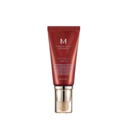 MISSHA M PERFECT COVER BB CREAM Shade -21 (Light Beige) SPF42 PA+++ - 50ml