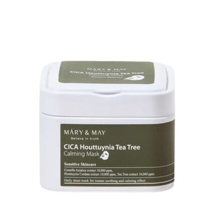 Mary & May CICA Houttuynia Tea Tree Calming Mask - (30ea)