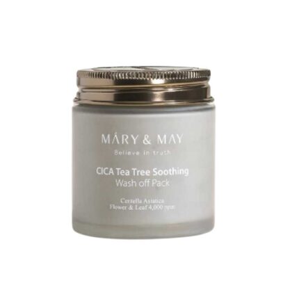 Mary & May Cica Tea Tree Soothing Wash Off Mask Pack - 125g