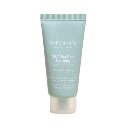 Mary & May Cica Tea Tree Soothing Wash Off Mask Pack - 30ml