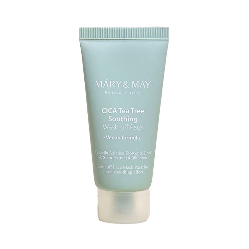 Mary & May Cica Tea Tree Soothing Wash Off Mask Pack - 30ml Mary & May Cica Tea Tree Soothing Wash Off Mask Pack - 30ml