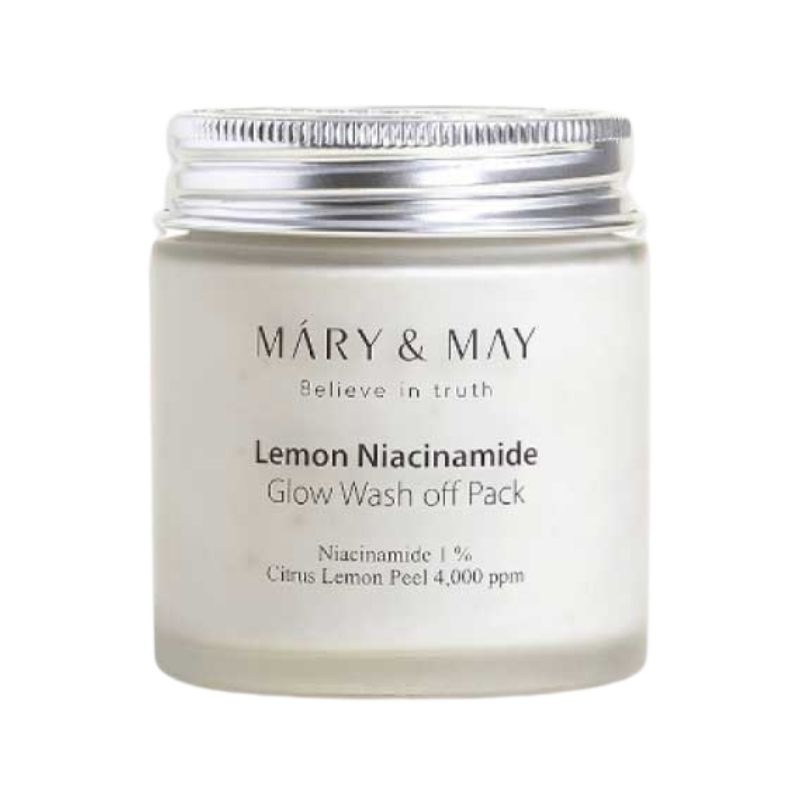 Mary & May Lemon Niacinamide Glow Wash Off Mask Pack - 125g Mary & May Lemon Niacinamide Glow Wash Off Mask Pack - 125g