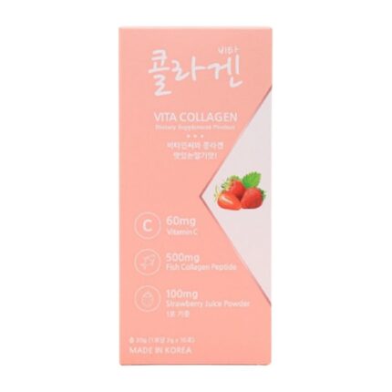 MemberK Vita Collagen Strawberry -10 Sachets