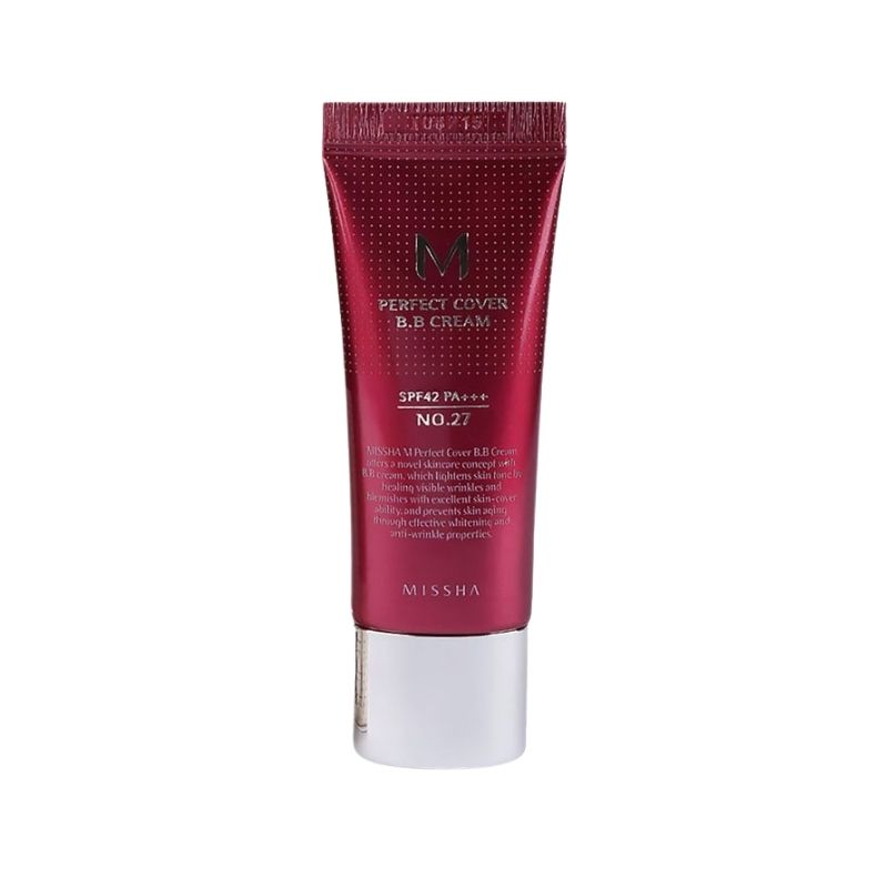 Missha M Perfect Cover BB Cream shade no#27 SPF 42 PA+++ (Honey Beige) - 50ml Missha M Perfect Cover BB Cream shade no#27 SPF 42 PA+++ (Honey Beige) - 50ml