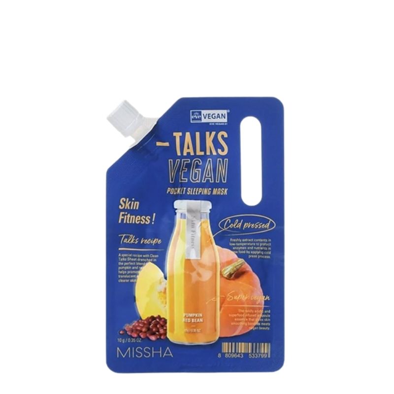 Missha Talks Vegan Pocket Sleeping Mask Skin Fitness - 10g Missha Talks Vegan Pocket Sleeping Mask Skin Fitness - 10g