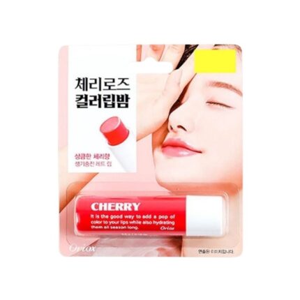 Oriox Colour Lip Balm Red (Cherry) - 4.8g