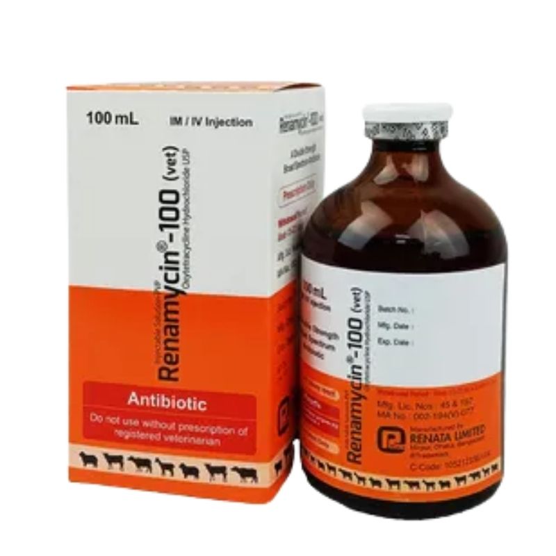 Renamycin (Vet) IM_IV Injection 100ml Renamycin (Vet) IM/IV Injection 100ml