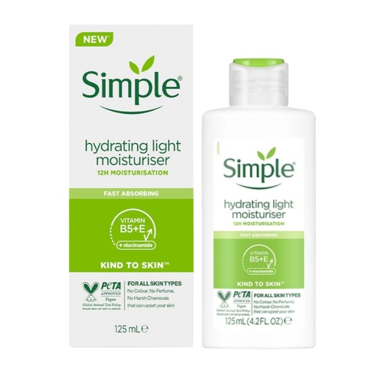 Simple Kind To Skin Hydrating Light Moisturiser - 125ml Simple Kind To Skin Hydrating Light Moisturiser - 125ml