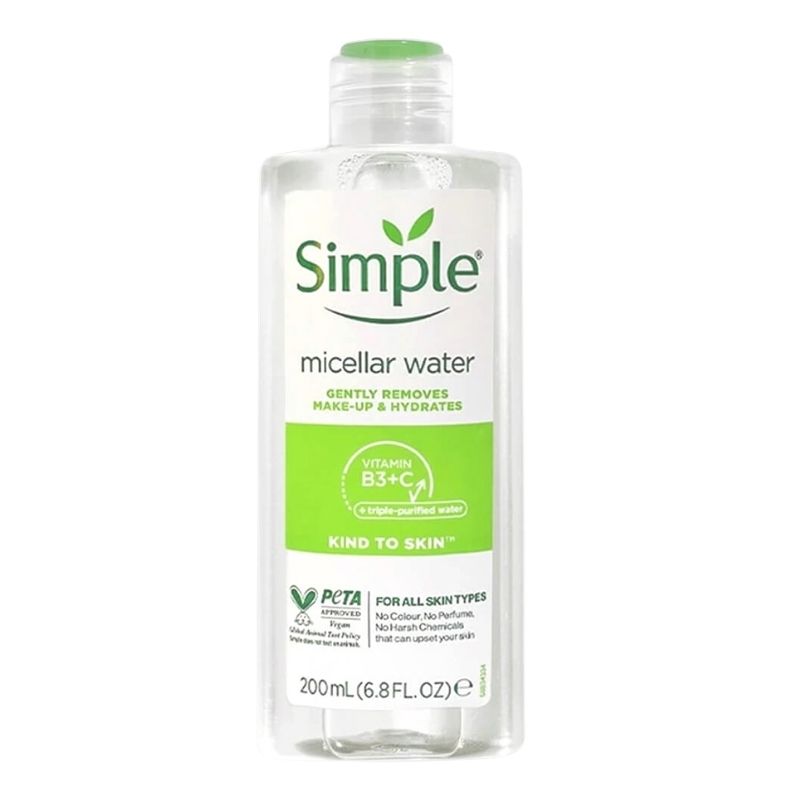 Simple Kind to Skin Micellar Cleansing Water - 200ml Simple Kind to Skin Micellar Cleansing Water - 200ml