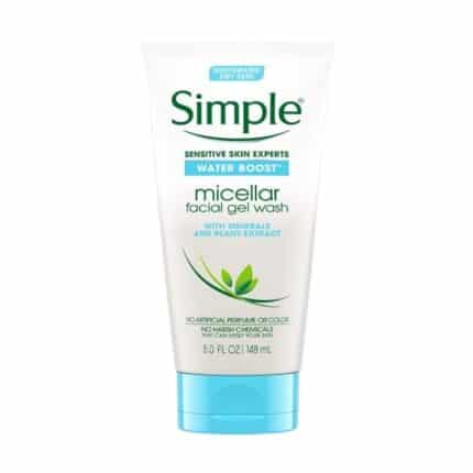 Simple Water Boost Micellar Facial Gel Wash -150ml