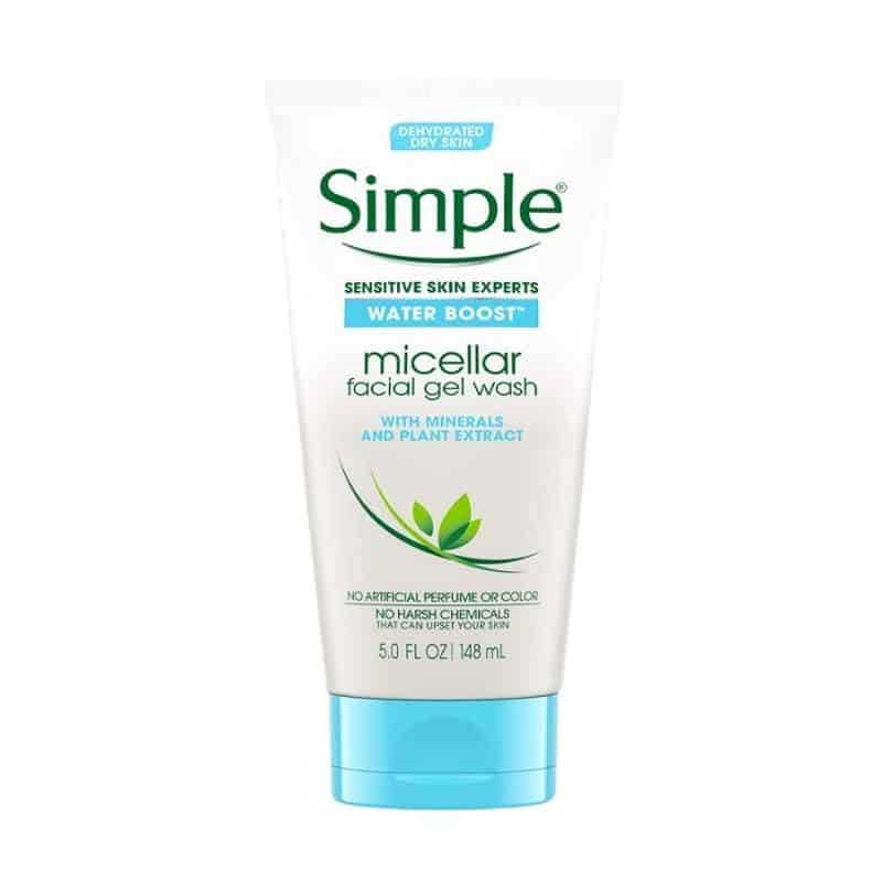 Simple Water Boost Micellar Facial Gel Wash -150ml Simple Water Boost Micellar Facial Gel Wash -150ml