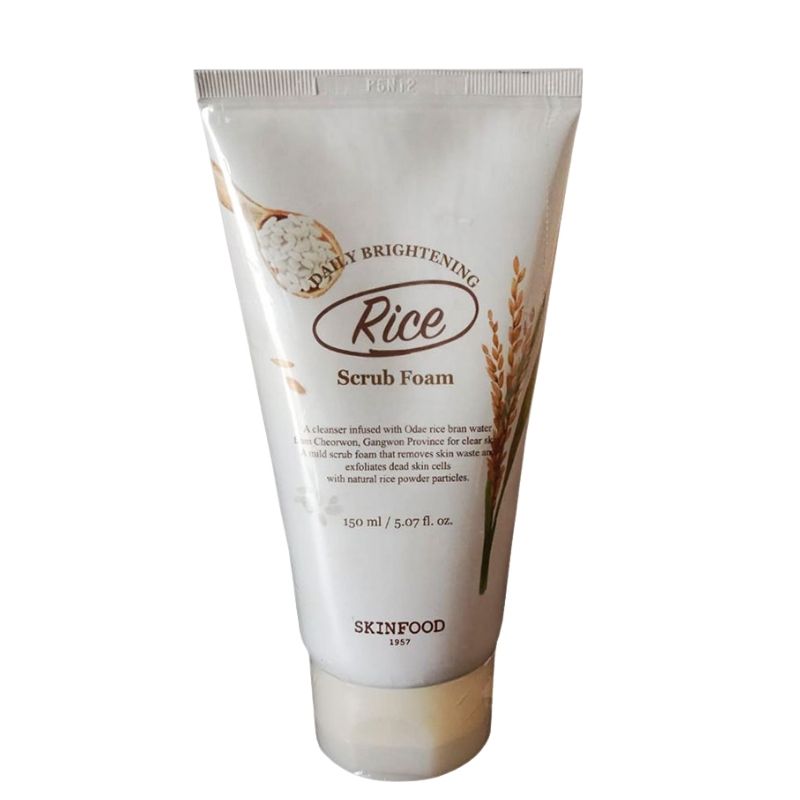 Skinfood Rice Daily Brightening Scrub Foam - 150ml Skinfood Rice Daily Brightening Scrub Foam - 150ml