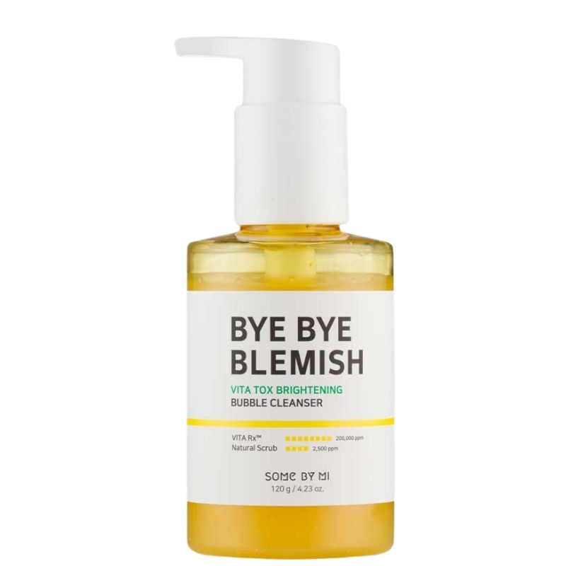Some by mi Bye Bye Blemish Vita Tox Brightening Bubble Cleanser - 120g Some by mi Bye Bye Blemish Vita Tox Brightening Bubble Cleanser - 120g