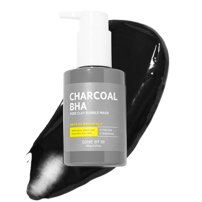 Some by mi Charcoal BHA Pore Clay Bubble Mask - 120gm Some by mi Charcoal BHA Pore Clay Bubble Mask - 120gm