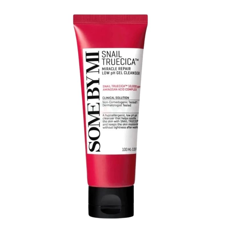 Some by mi Snail Truecica Miracle Repair Low Ph Gel Cleanser - 100ml Some by mi Snail Truecica Miracle Repair Low Ph Gel Cleanser - 100ml