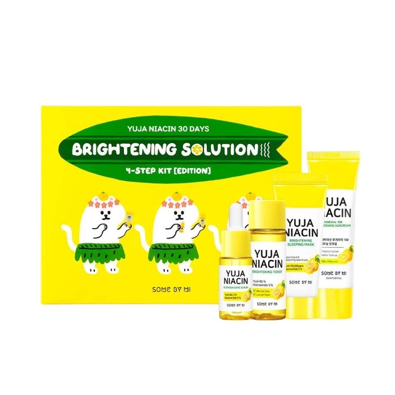 Some by mi Yuja niacin 30 Days Brightening Solution 4-Step Kit Especial Edition - 4 pcs Some by mi Yuja niacin 30 Days Brightening Solution 4-Step Kit Especial Edition - 4 pcs