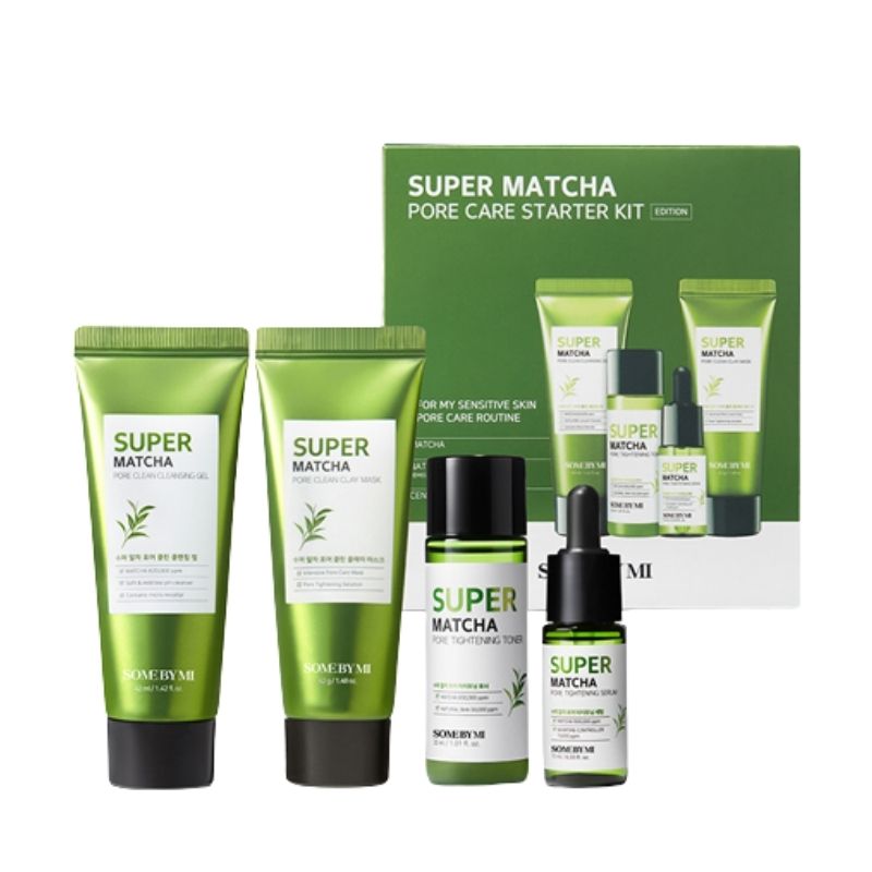Some by mi super matcha Pore Care Starter Kit (4 item) Some by mi super matcha Pore Care Starter Kit (4 item)Some by mi super matcha Pore Care Starter Kit (4 item)