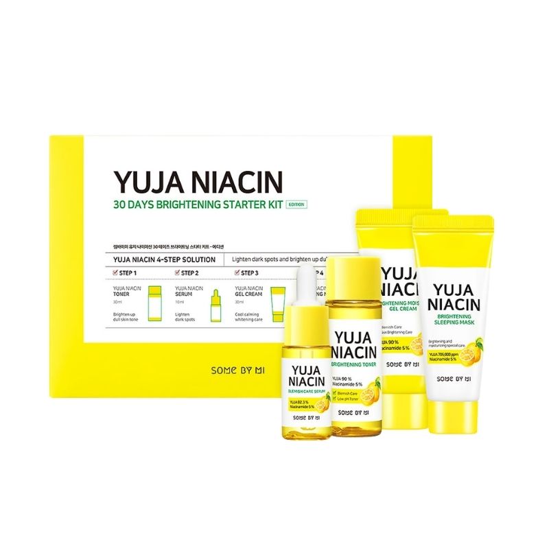Some by mi yuja niacin 30 Days Brightening Starter Kit - 4pcs Some by mi yuja niacin 30 Days Brightening Starter Kit - 4pcs
