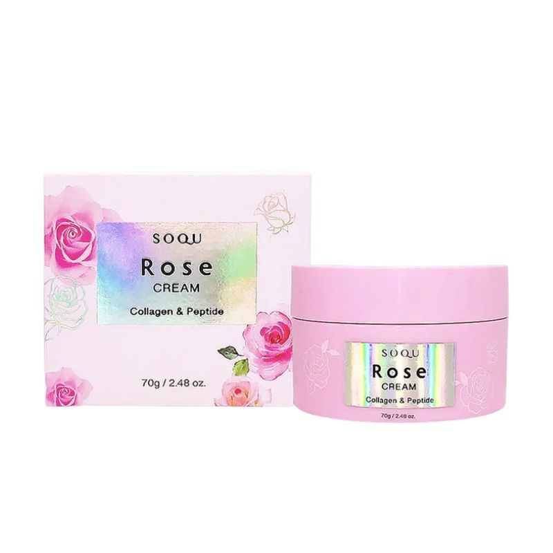 Soqu Rose Collagen & Peptide Cream - 70g Soqu Rose Collagen & Peptide Cream - 70g