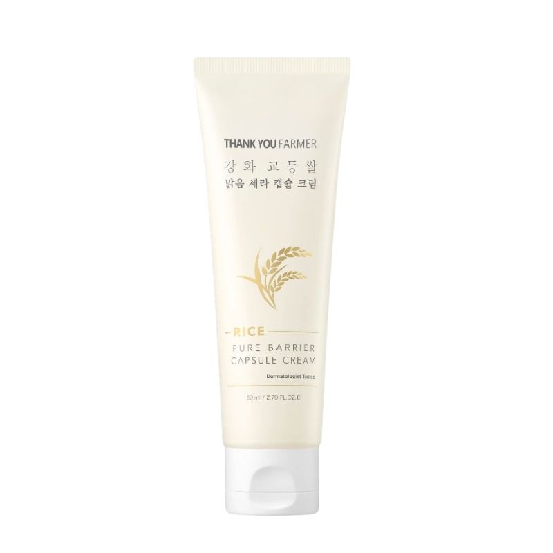 Thank You Farmer Rice Pure Barrier Capsule Cream - 80ml Thank You Farmer Rice Pure Barrier Capsule Cream - 80ml