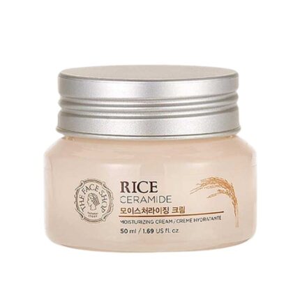 The face shop rice & ceramide moisturizing cream - 50ml